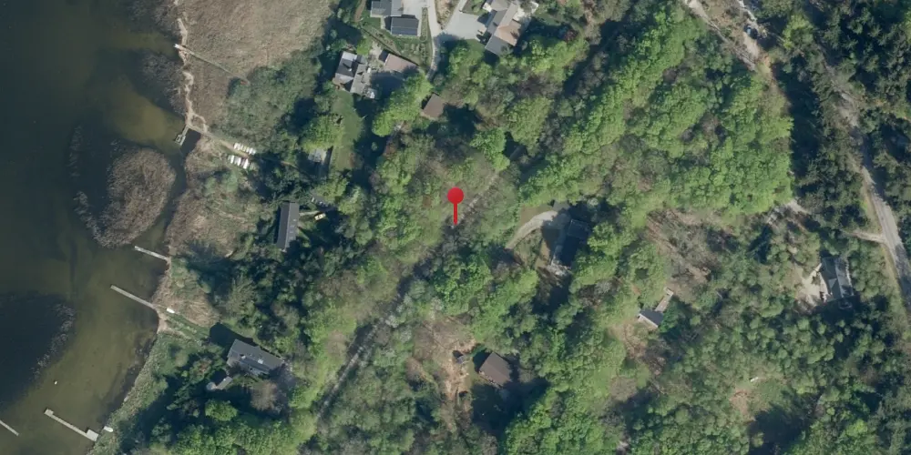 Historisk kort over Øjesø Trinbræt