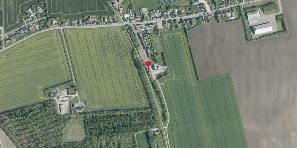 Historisk kort over Vindblæs Station Historisk kort over Vindblæs Station