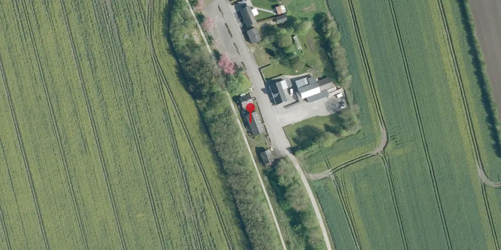 Historisk kort over Vindblæs Station Historisk kort over Vindblæs Station