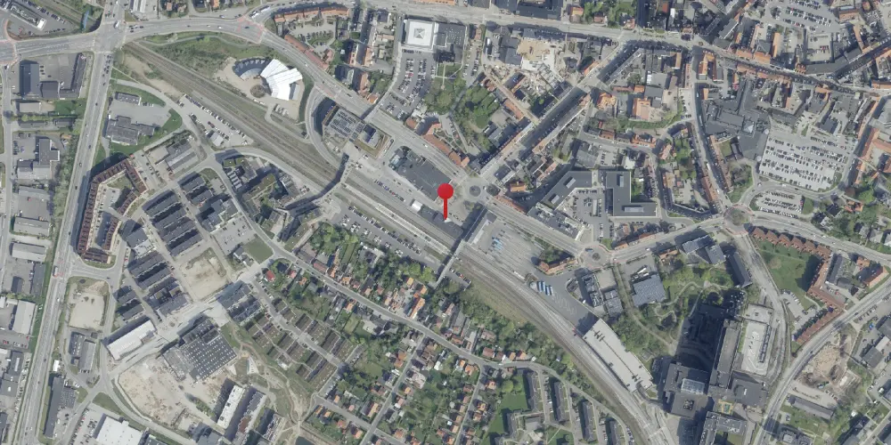 Historisk kort over Viborg Station