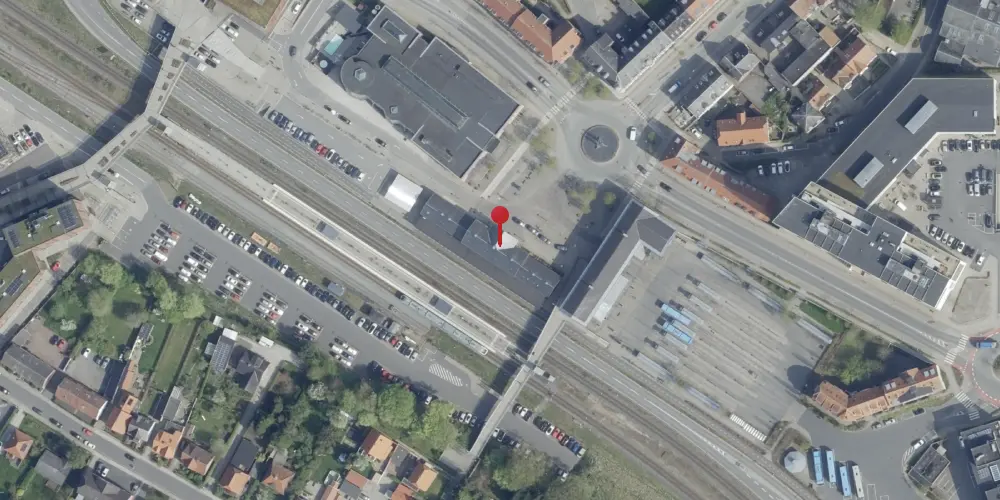 Historisk kort over Viborg Station