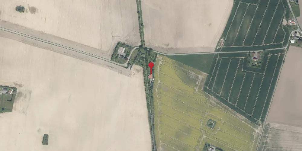 Historisk kort over Bursø Station