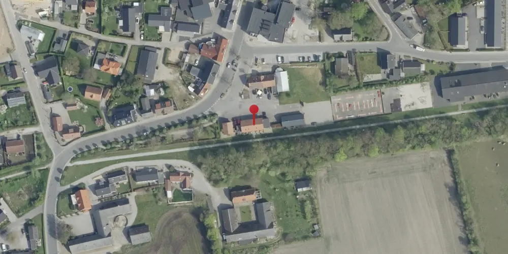 Historisk kort over Skals Station Historisk kort over Skals Station