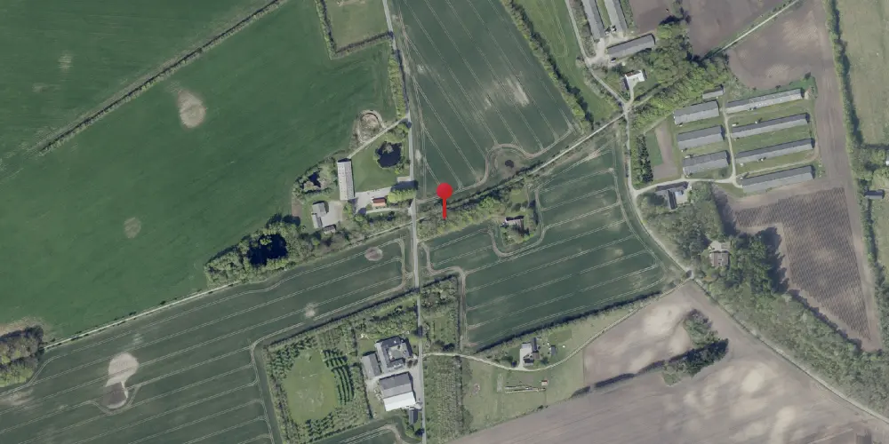 Historisk kort over Nørdam Trinbræt