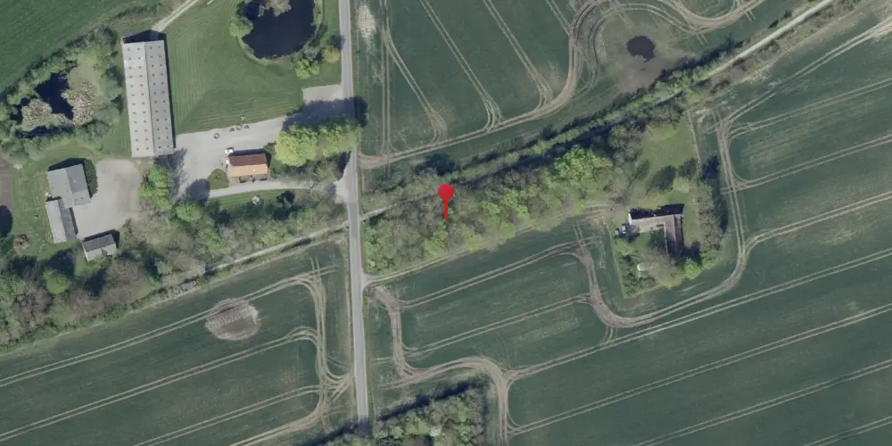 Historisk kort over Nørdam Trinbræt