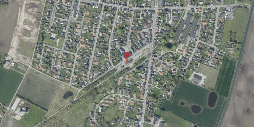 Historisk kort over Møldrup Station Historisk kort over Møldrup Station