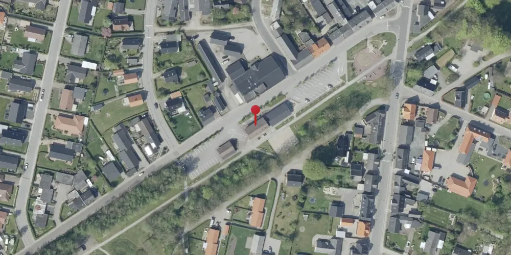 Historisk kort over Møldrup Station Historisk kort over Møldrup Station