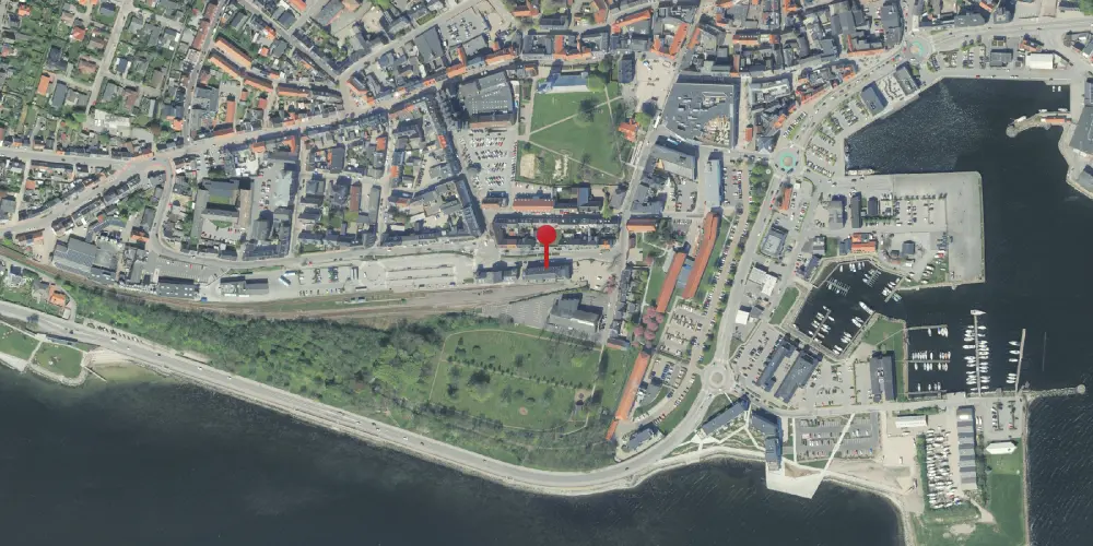 Historisk kort over Thisted Station