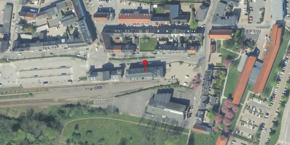 Historisk kort over Thisted Station