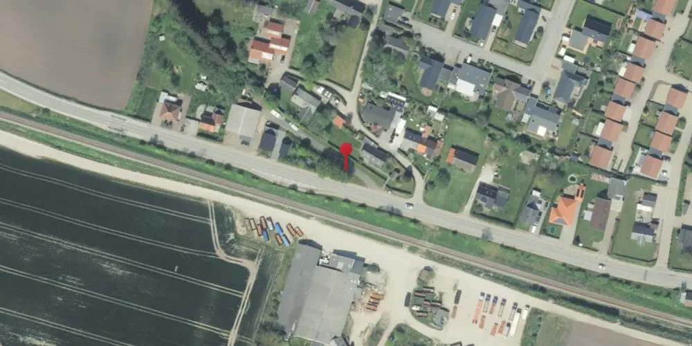 Historisk kort over Landlyst Trinbræt