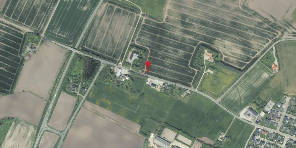 Historisk kort over Thorstedvej (Svellelyst) Trinbræt (uofficielt)