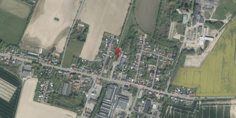 Historisk kort over Holeby Station