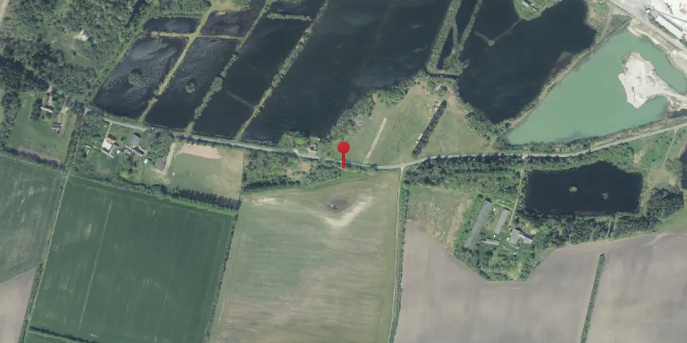 Historisk kort over Tanggaard Trinbræt Historisk kort over Tanggaard Trinbræt