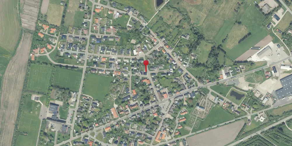 Historisk kort over Østerild Station