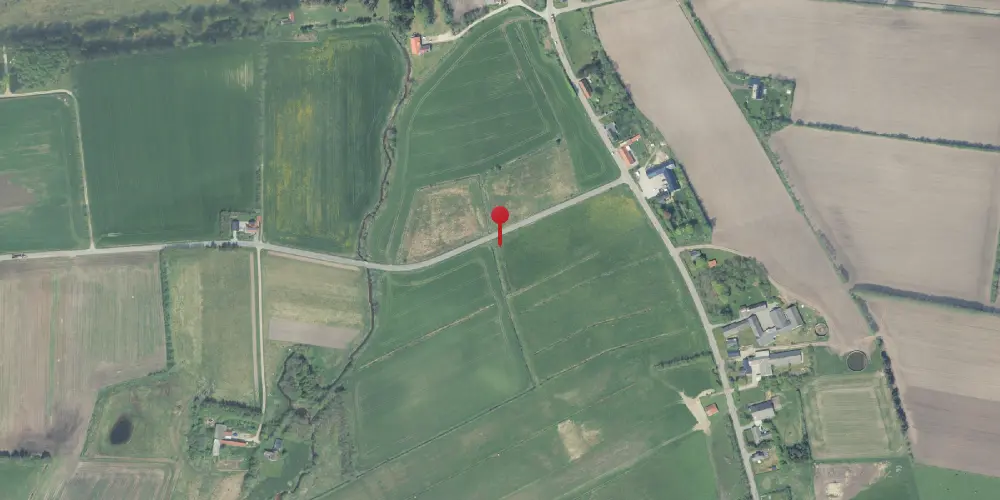 Historisk kort over Langvad Trinbræt