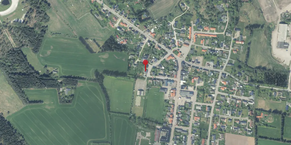 Historisk kort over Frøstrup Station Historisk kort over Frøstrup Station