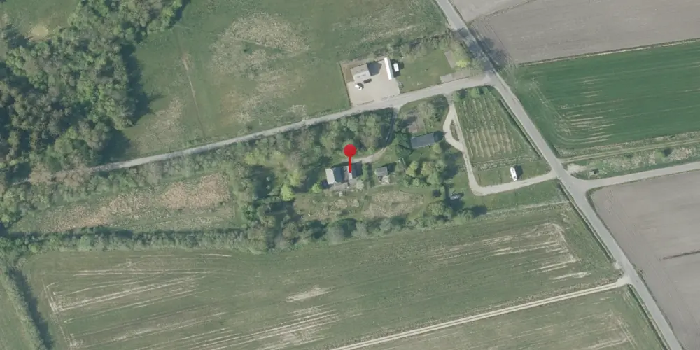 Historisk kort over Vust Station