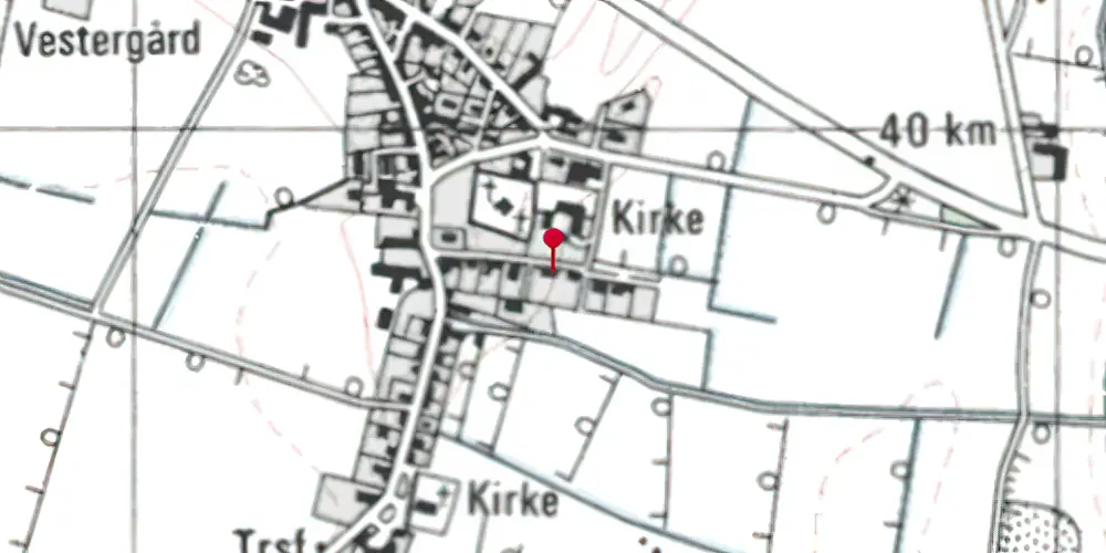 Historisk kort over Klim Station Historisk kort over Klim Station