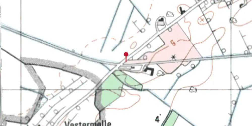Historisk kort over Gøttrup Trinbræt Historisk kort over Gøttrup Trinbræt
