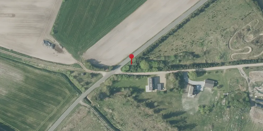 Historisk kort over Gøttrup Trinbræt Historisk kort over Gøttrup Trinbræt