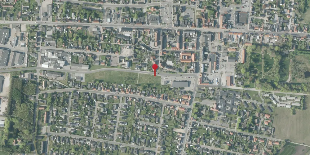 Historisk kort over Fjerritslev Station Historisk kort over Fjerritslev Station