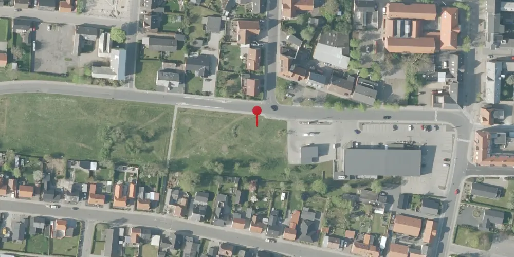 Historisk kort over Fjerritslev Station Historisk kort over Fjerritslev Station