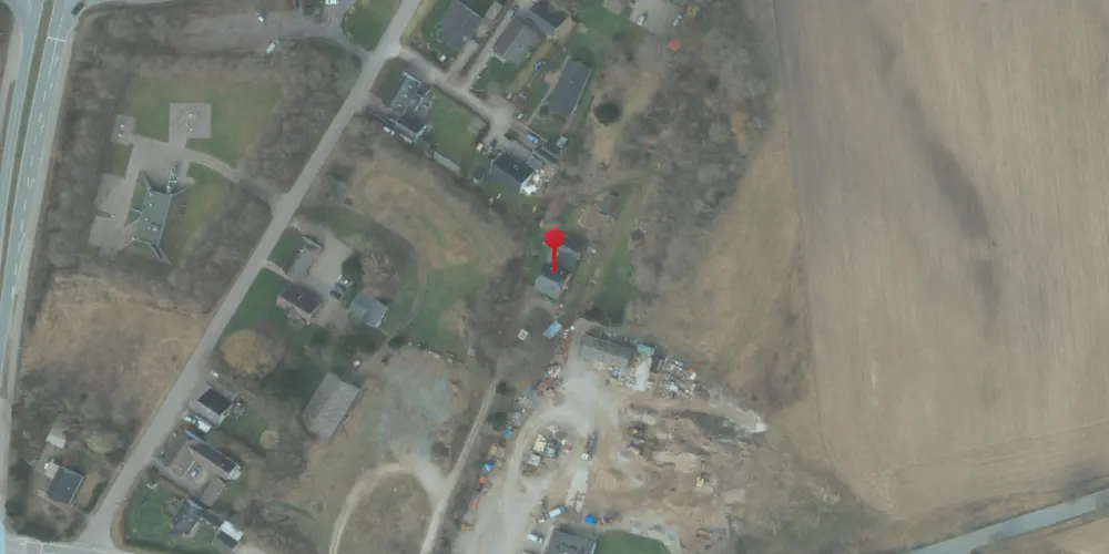 Historisk kort over Pedersborg Station