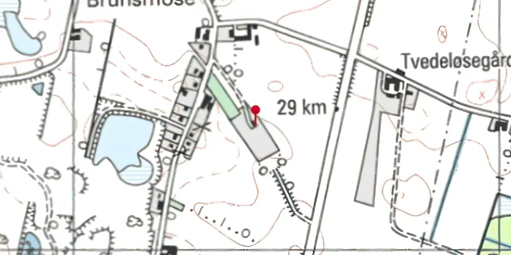 Historisk kort over Døjringe Station Historisk kort over Døjringe Station