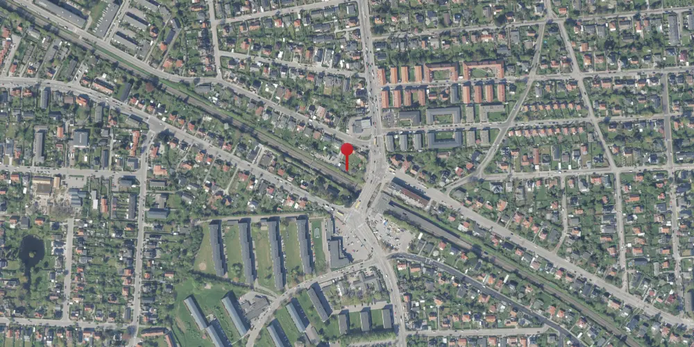 Historisk kort over Vangede Station [1908-1964]