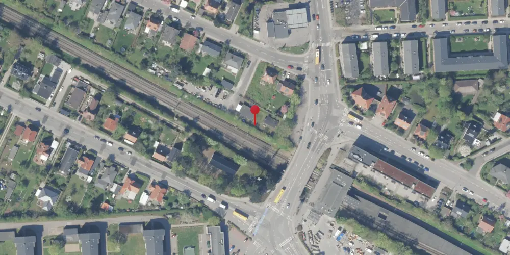 Historisk kort over Vangede Station [1908-1964]