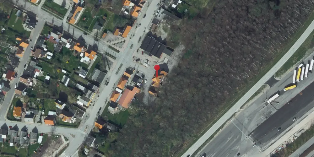 Historisk kort over Rødbyhavn Station