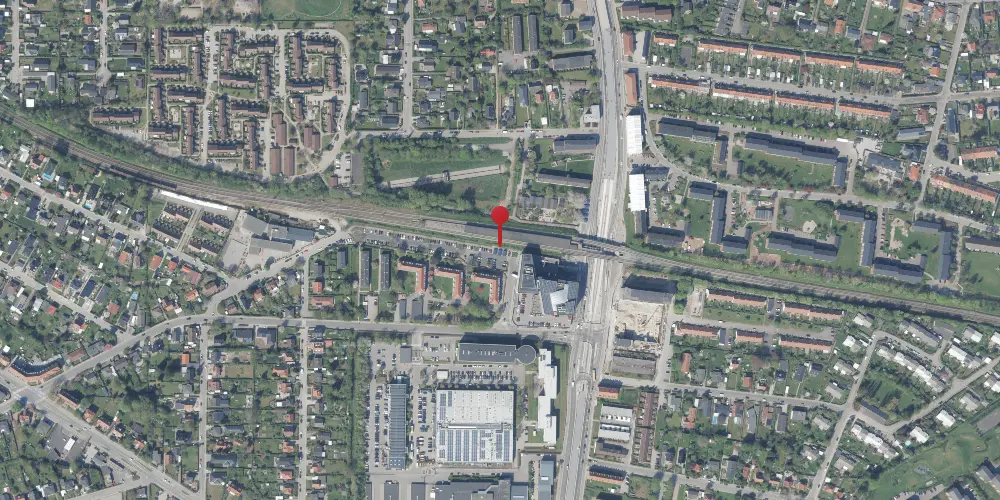 Historisk kort over Buddinge Station [1906-1949]