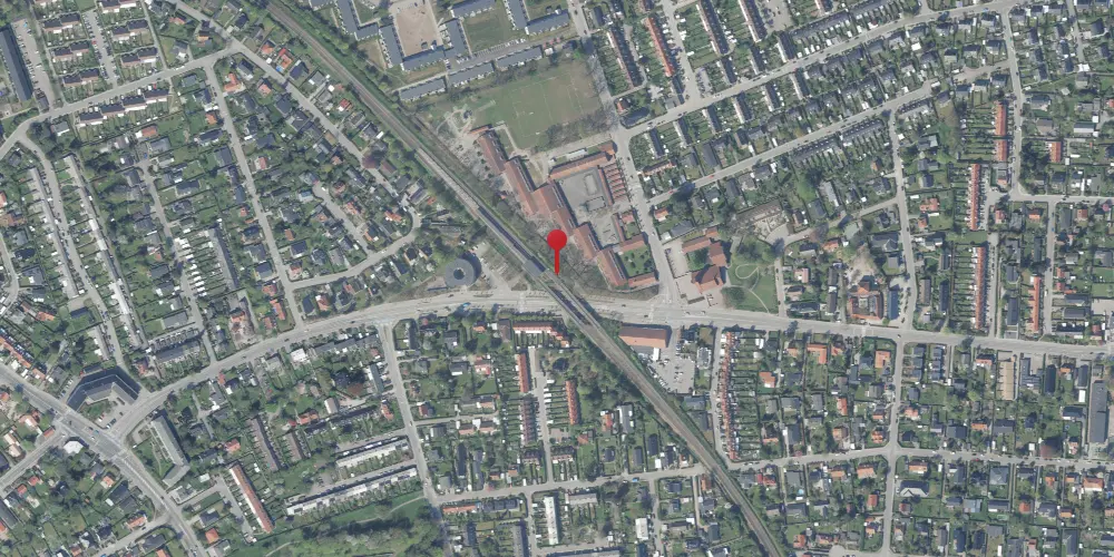 Historisk kort over Stengården Billetsalgssted [1929-1977]