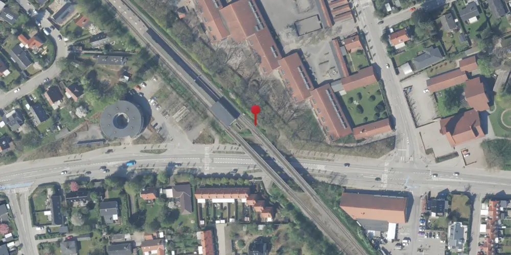 Historisk kort over Stengården Billetsalgssted [1929-1977]