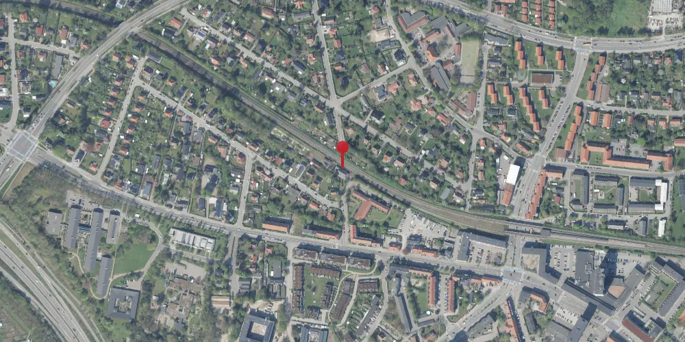 Historisk kort over Bagsværd Station [1906-1977]