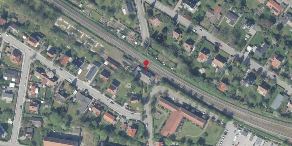 Historisk kort over Bagsværd Station [1906-1977]