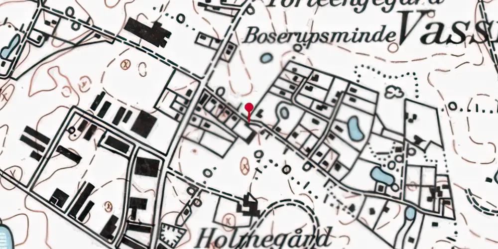 Historisk kort over Vassingerød Station Historisk kort over Vassingerød Station