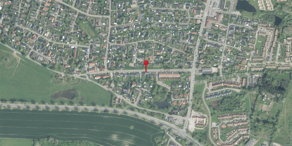 Historisk kort over Lynge Station Historisk kort over Lynge Station