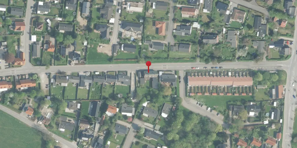 Historisk kort over Lynge Station Historisk kort over Lynge Station