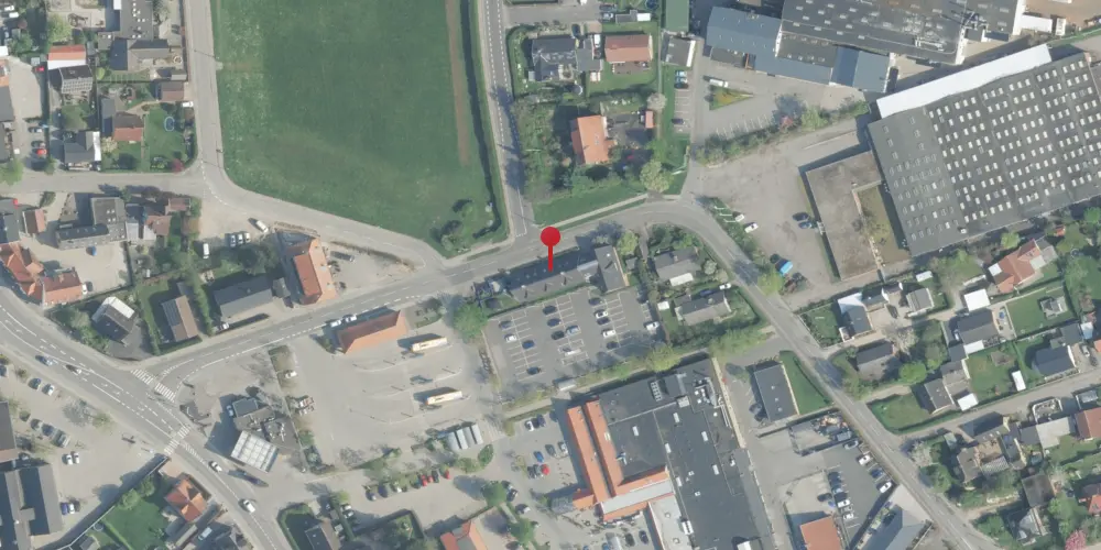 Historisk kort over Slangerup Station