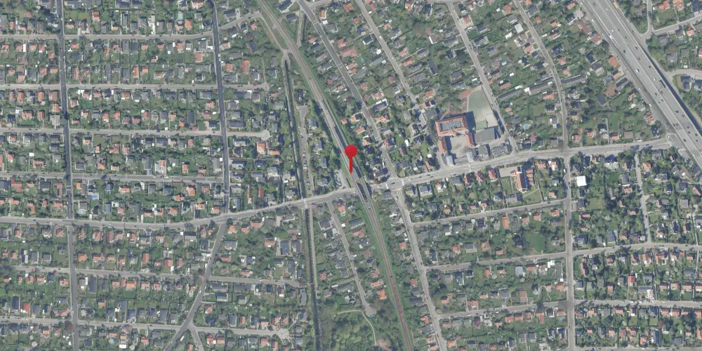 Historisk kort over Dyssegård Trinbræt [1932-1968]