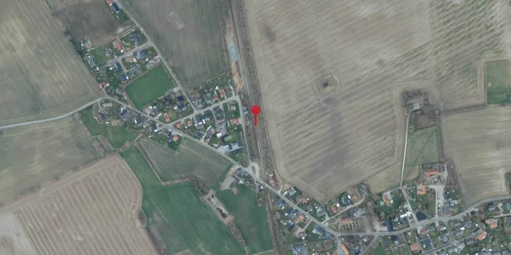 Historisk kort over Havrebjerg Trinbræt