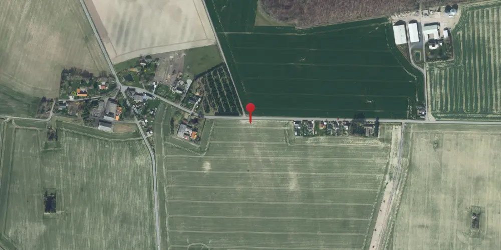 Historisk kort over Erikstrup Trinbræt