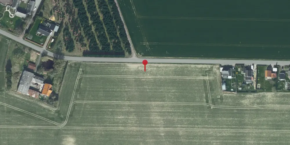 Historisk kort over Erikstrup Trinbræt