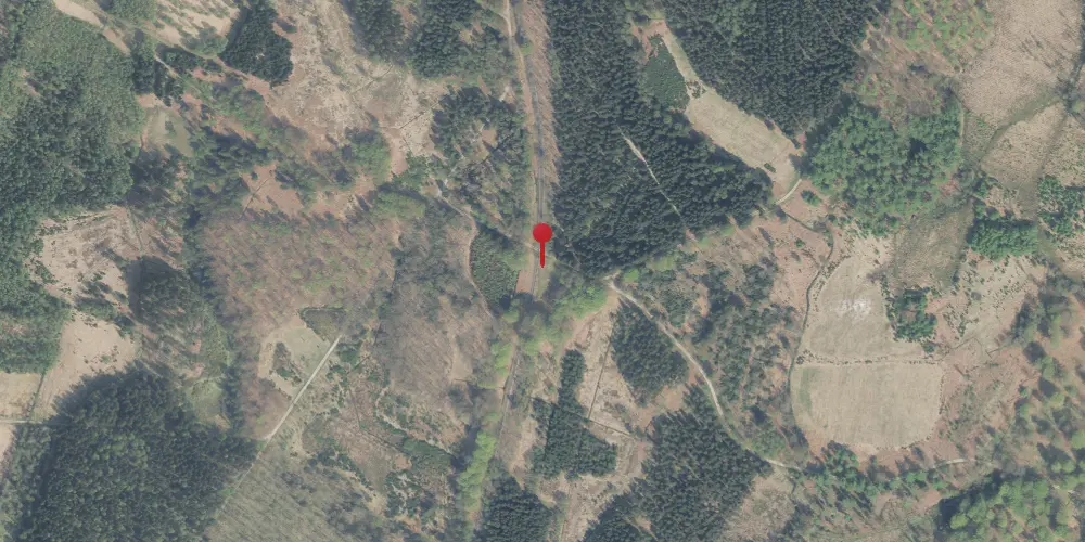 Historisk kort over Storkevad Trinbræt med Sidespor Historisk kort over Storkevad Trinbræt med Sidespor