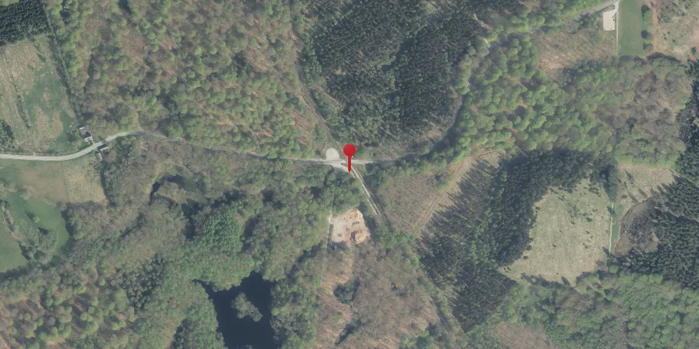 Historisk kort over Mårum Station