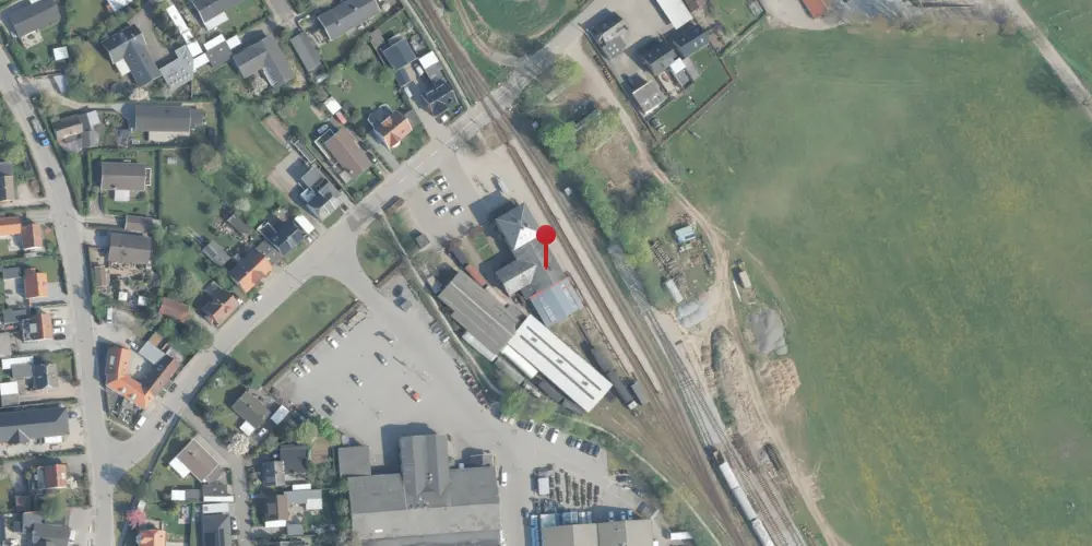 Historisk kort over Græsted Station Historisk kort over Græsted Station