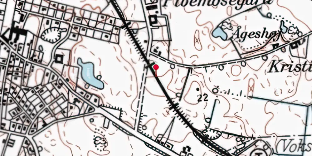 Historisk kort over Græsted Syd Trinbræt Historisk kort over Græsted Syd Trinbræt