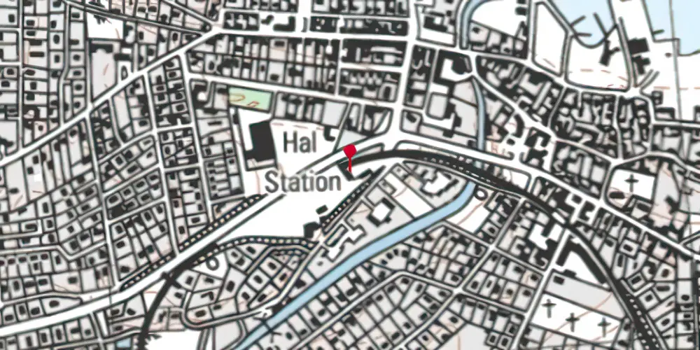 Historisk kort over Gilleleje Station Historisk kort over Gilleleje Station