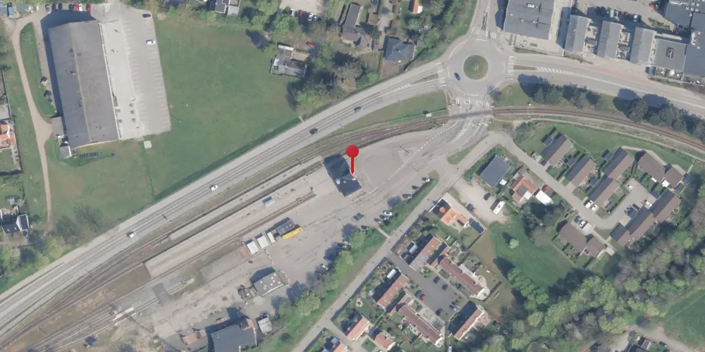 Historisk kort over Gilleleje Station Historisk kort over Gilleleje Station